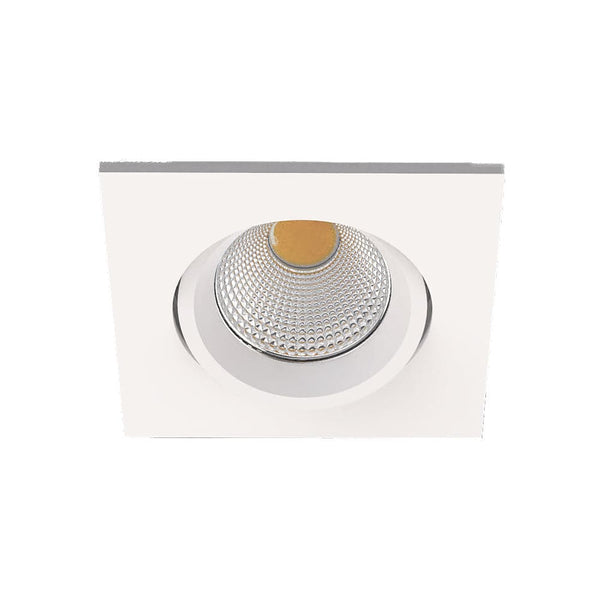 Warm White 2850K, 24V Dimmable, LED Recessed Square Spotlight - TILLUME