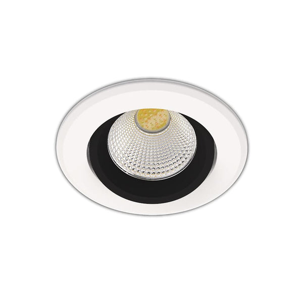 dt8 tunable white runder LED Einbaustrahler weiß-schwarz