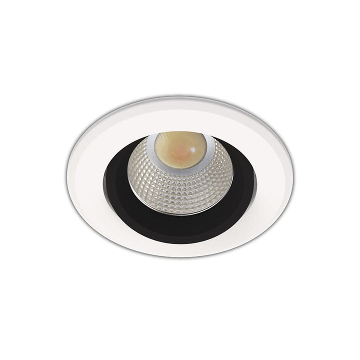 tunable white runder LED Einbaustrahler weiß-schwarz