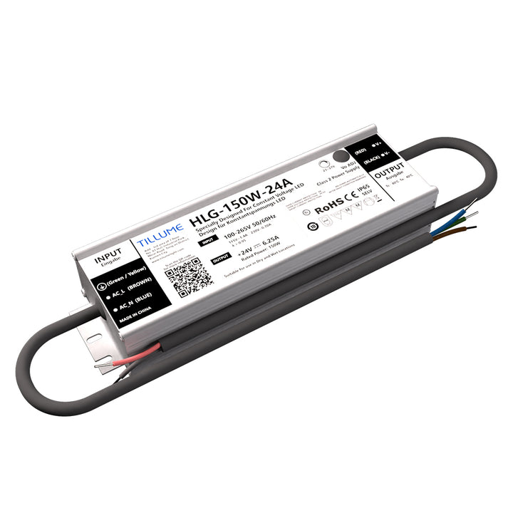 LED Transformer AC/DC 150W | Constant Voltage 24V 6.25A - TILLUME