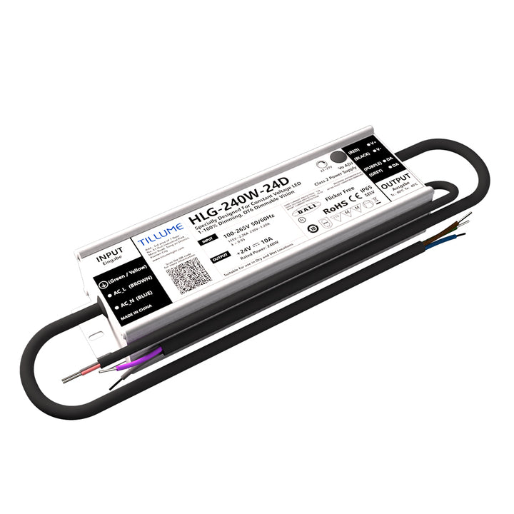 DALI Dimmable Power Supply AC/DC 240W | Constant Voltage 24V DT6 10A - TILLUME