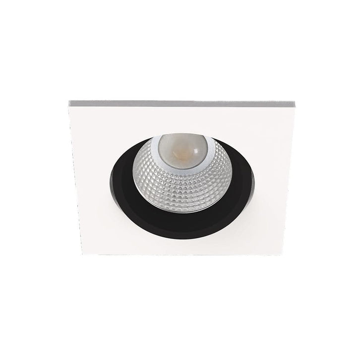Tunalble White Eckig LED Einbaustrahler weiß-schwarz